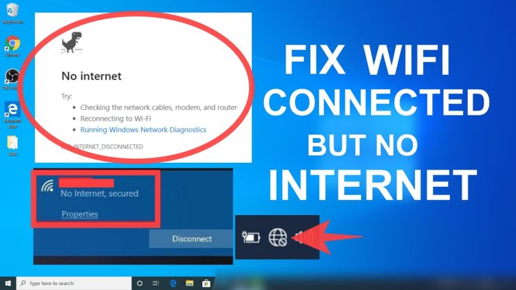 Fix WiFi Connected But No Internet Windows Issue
