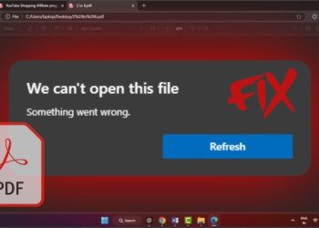 Fix Windows application error when opening PDF files