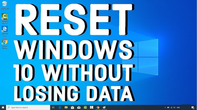 How to Reset Windows 10 Without Losing Data Safely 1 How to Reset Windows 10 Without Losing Data Safely